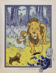 Wizard of Oz book illustration